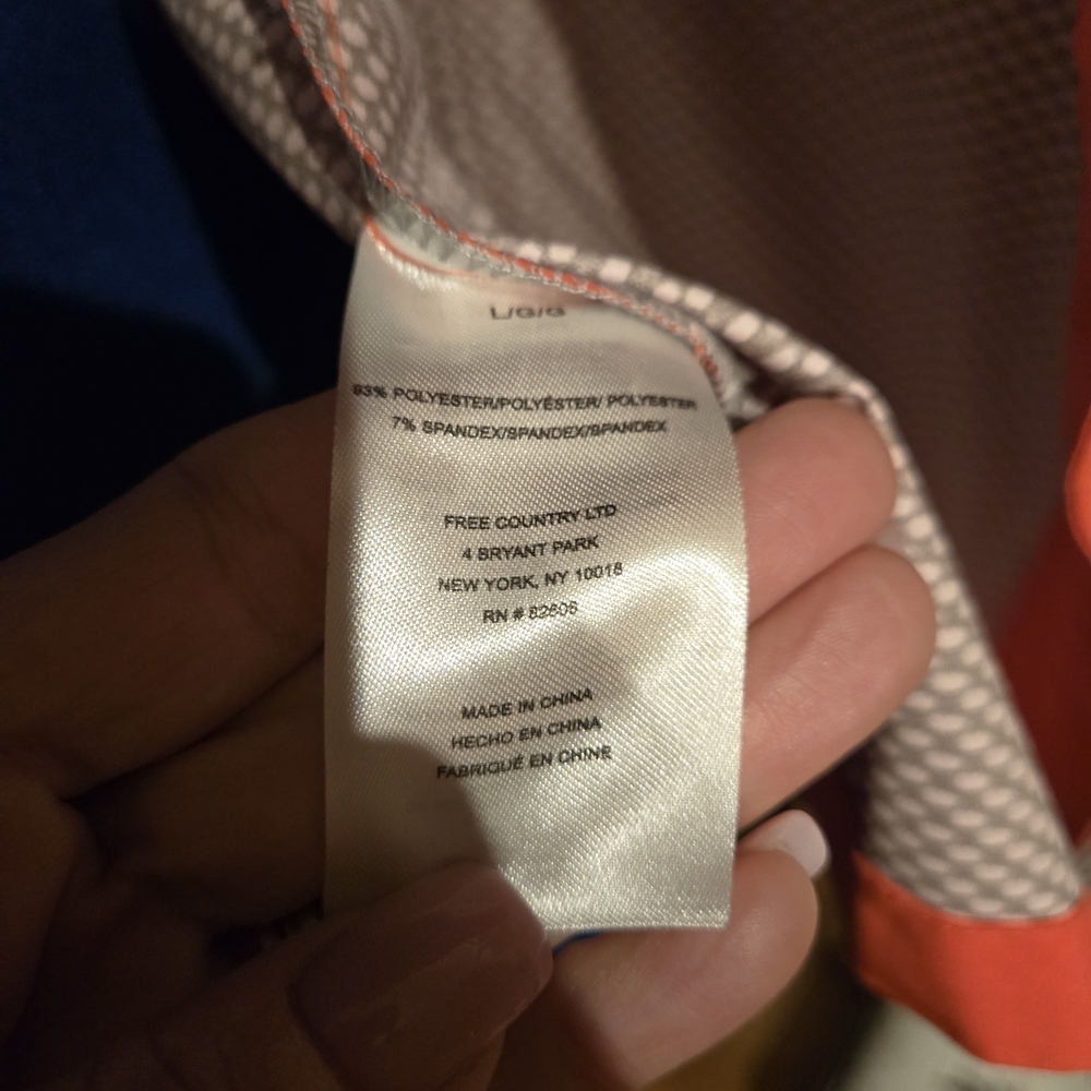 Free Country Bold Pink Rain Jacket - Picture 8 of 8